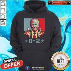 Original Trump 0-2 2024 Vintage Hoodie