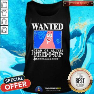 Original Wanted Dead Or Alive Patrick D.Star Tank-top