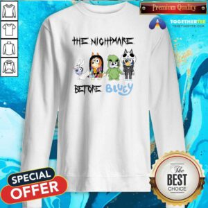 Premium The Nightmare Before Bluey Dog Sweatshirt
