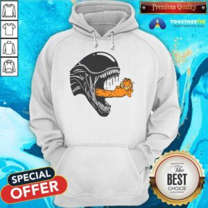 Pretty Alien Garfield Cartoon Hoodie