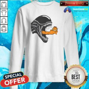 Pretty Alien Garfield Cartoon Sweatshirt