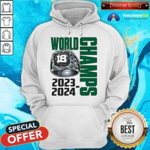 Pretty Derrick White Wearing 18 Boston Carden World Champs 2023-2024 Hoodie