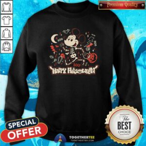 Pretty Disney Happy Halloween Mickey Mouse Sweatshirt