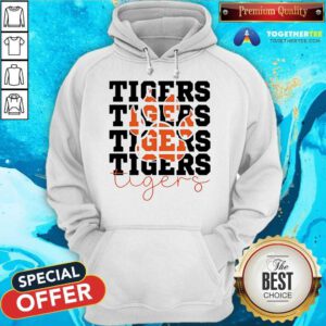 Pretty Tiger Paw Football School Sports Team Hoodie