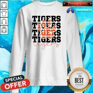 Pretty Tiger Paw Football School Sports Team Sweatshirt