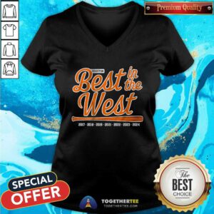 Awesome Houston Baseball Best In The West V-neck