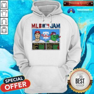 Hot MLB Jam Phillies Realmuto And Phillie Phanatic 2024 Hoodie