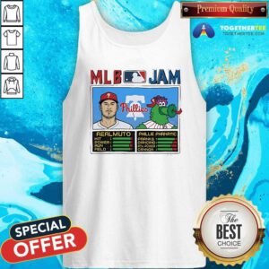 Hot MLB Jam Phillies Realmuto And Phillie Phanatic 2024 Tank-top