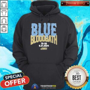 Nice JMU Football Blue Bloodbath Hoodie