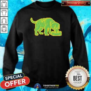 Nice Niko B Green Pixel Dog Sweatshirt