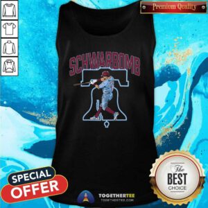 Nice Philadelphia Phillies Schwarbomb Tank-top