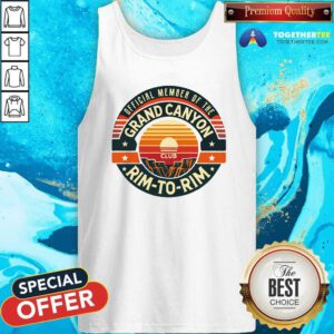 Official Member Of The Grand Canyon Rimtorim Tank-top