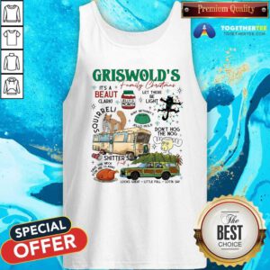 Premium Vintage Griswold Christmas Tree Farm Tank-top