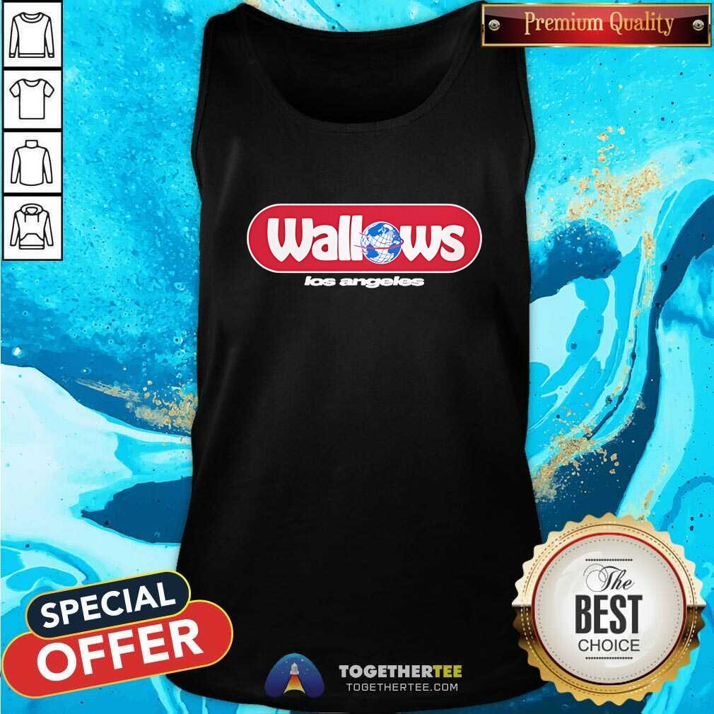Awesome Wallows Globe Los Angeles Tank-top