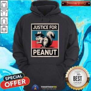 Funny Justice For Peanut The Squirrel Hoodie