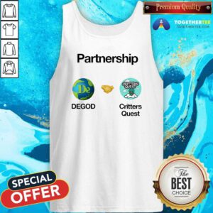 Funny Partnership Degod Critters Quest Funny Partnership Degod Critters Quest Tank-top