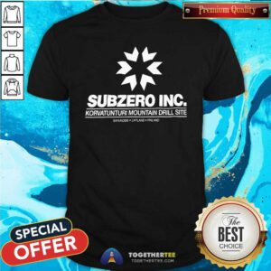 Funny Subzero Inc Korvatunturi Mountain Drill Site T-Shirt
