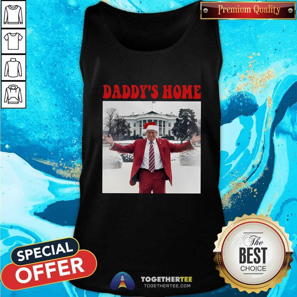 Good Daddy's Home White House Christmas Trump Tank-top