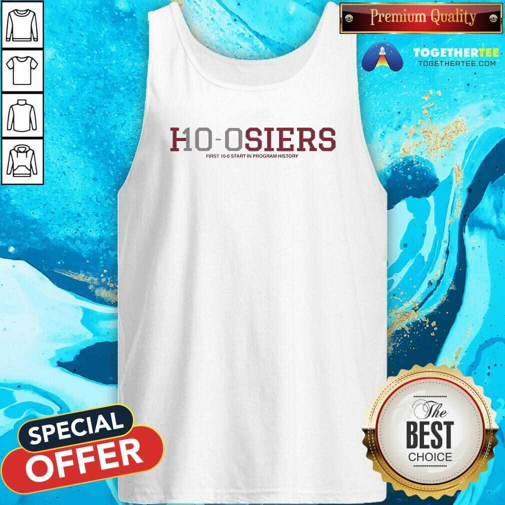 Good Indiana Hoosiers 10-0 First Start In Program History Tank-top