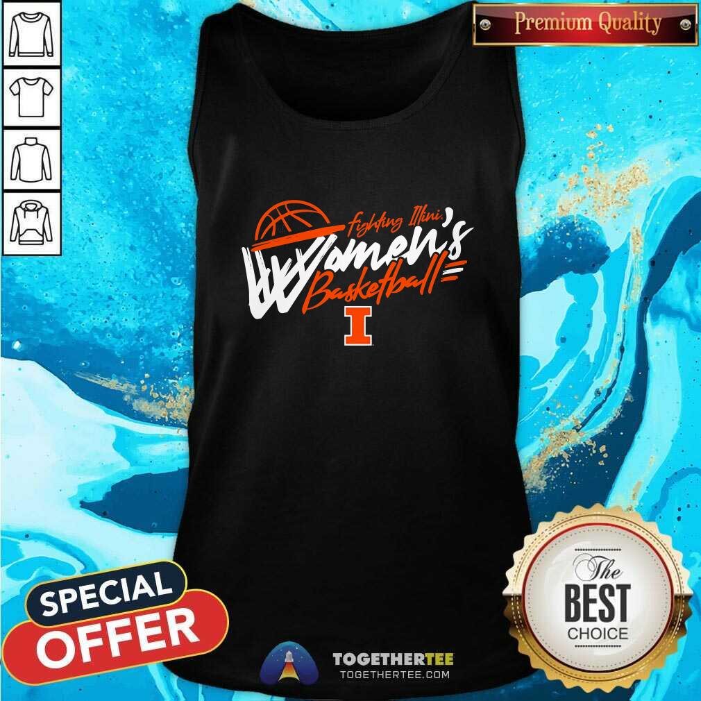 Hot Illinois Women's Basketball Net Tank-top