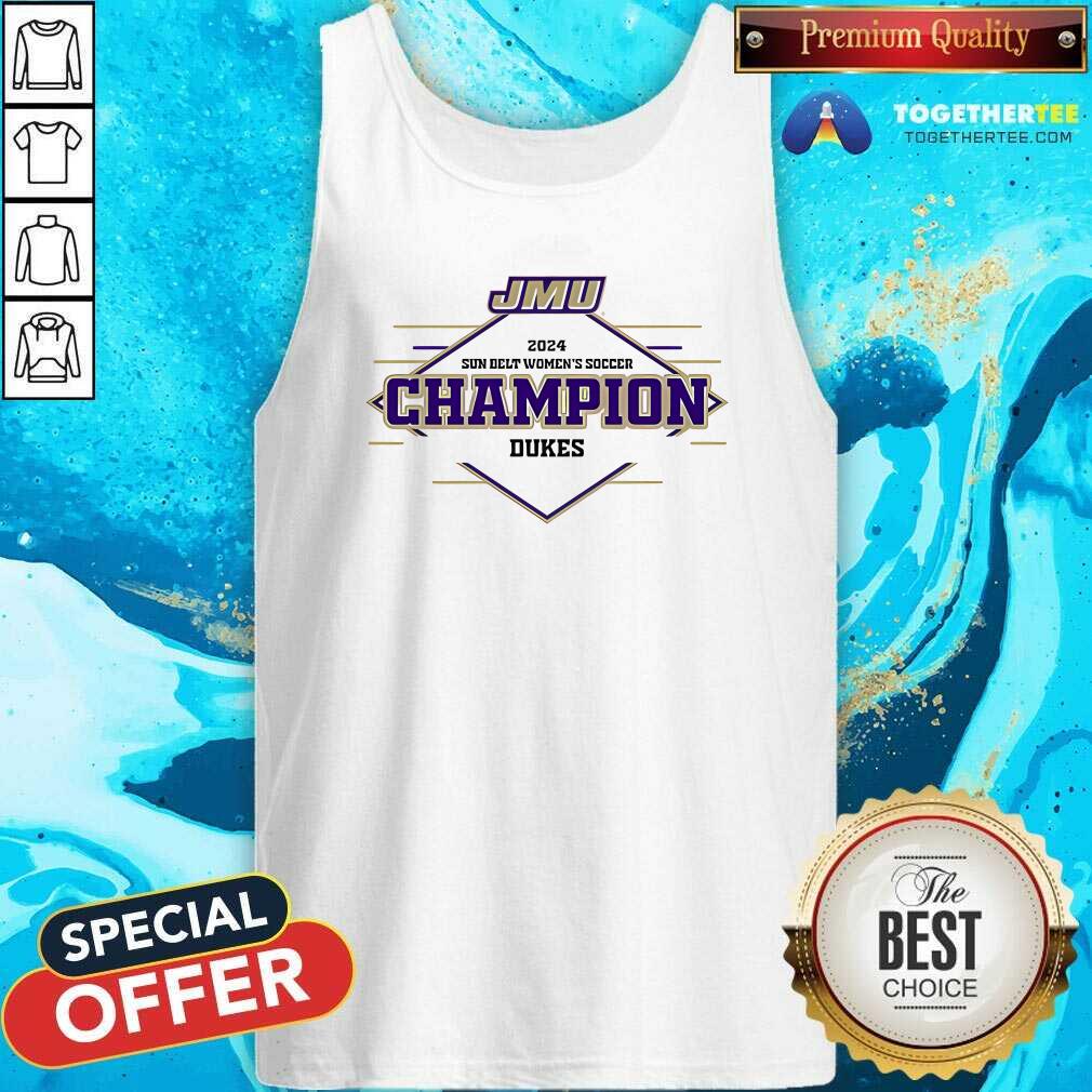 Hot Sun Belt Conference Women's Soccer Champion Dukes Tank-top