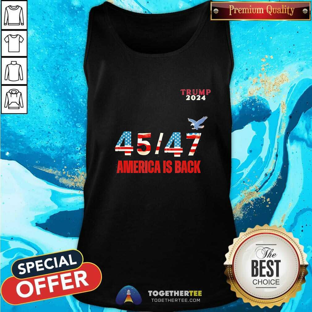 Hot Trump 45 47 Make America Great Again 2024 Tank-top