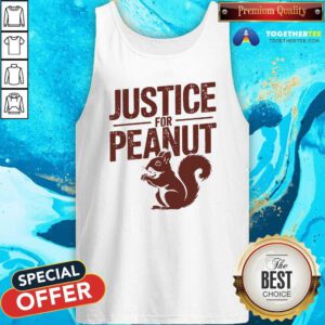 Nice Justice For Peanut The Squirrel Tank-top