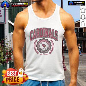 Official Arizona Cardinals Team Crest Est. 1920 Tank Top featuring the iconic logo and team colors for fans.