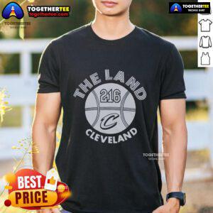 Alt Text: Official Cleveland Cavaliers City 216 T-Shirt featuring bold graphics and vibrant colors, perfect for fans.