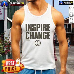 Official Pittsburgh Steelers Inspire Change Tank Top featuring team logo and motivational design for fans and supporters.