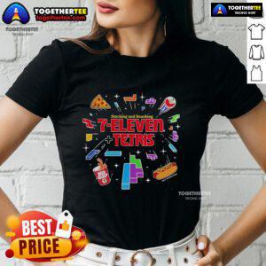 Official Stacking and Snacking 7-Eleven Tars Ladies Tee featuring a stylish design perfect for casual wear.