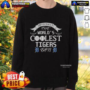 Official Detroit Tigers fan sweatshirt featuring a stylish design, perfect for showing team spirit and support.