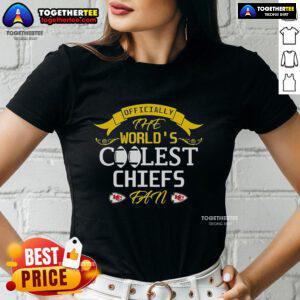 Official Kansas City Chiefs fan ladies tee featuring vibrant team colors and logo for stylish game day support.