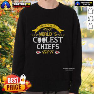 Alt Text: Official Kansas City Chiefs fan sweatshirt featuring vibrant team colors and logo, perfect for game day style.