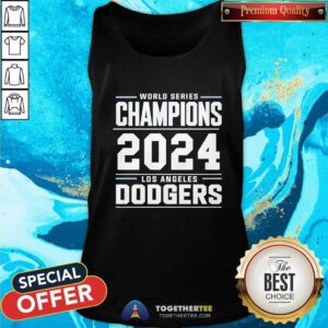 Official World Series Champion 2024 Los Angeles Dodgers Tank-top