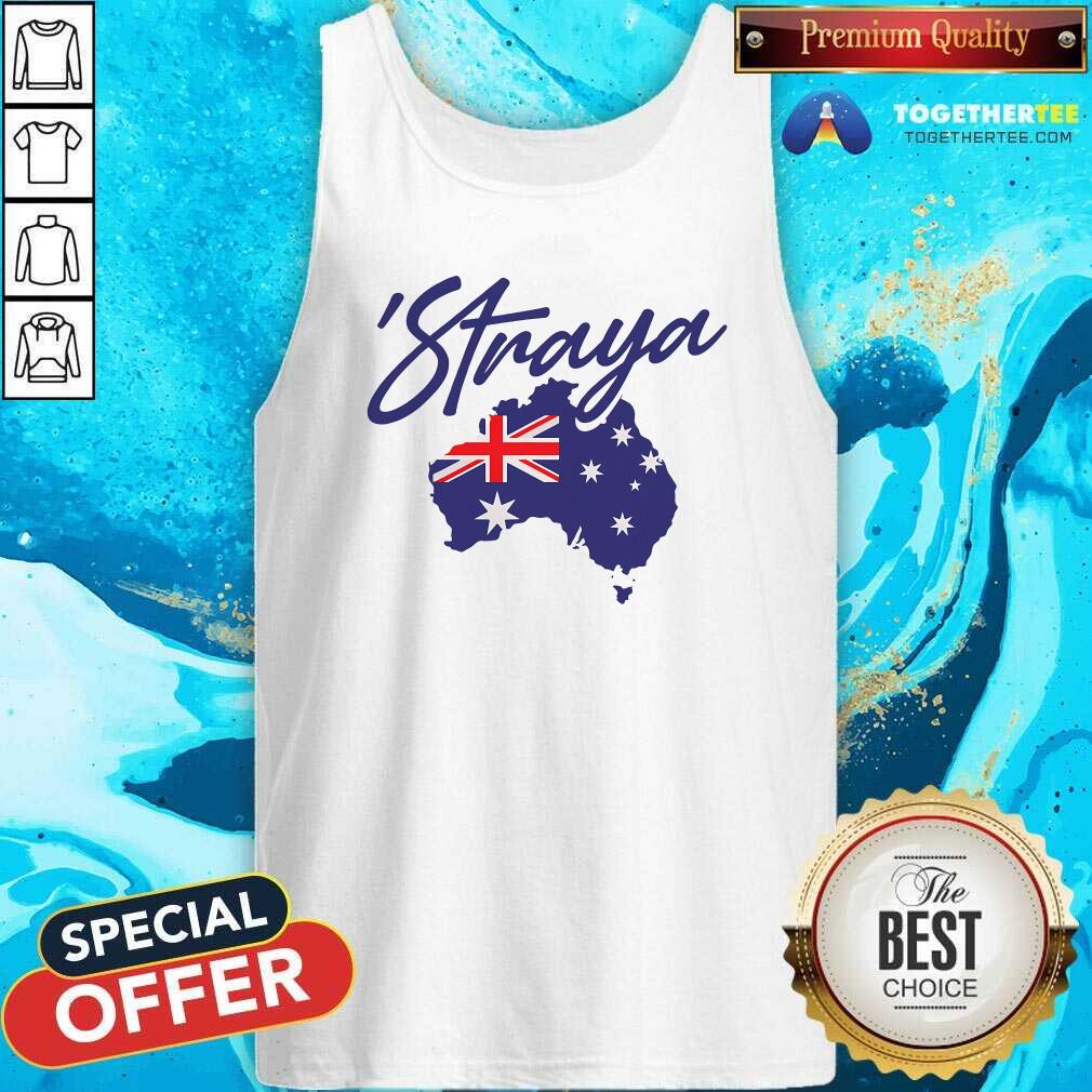 Original Straya Aussie For Australian Slang Tank-top
