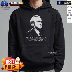Premium Kennedy RFK Jr. Make America Healthy Again Maha Trump Hoodie, featuring a bold design and vibrant colors.