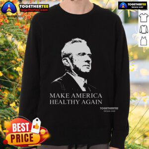 Premium Kennedy RFK Jr. Make America Healthy Again sweatshirt featuring Maha Trump design, perfect for health advocates.