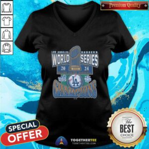 Premium Los Angeles Dodgers 2024 World Series Champions Baseball V-neck
