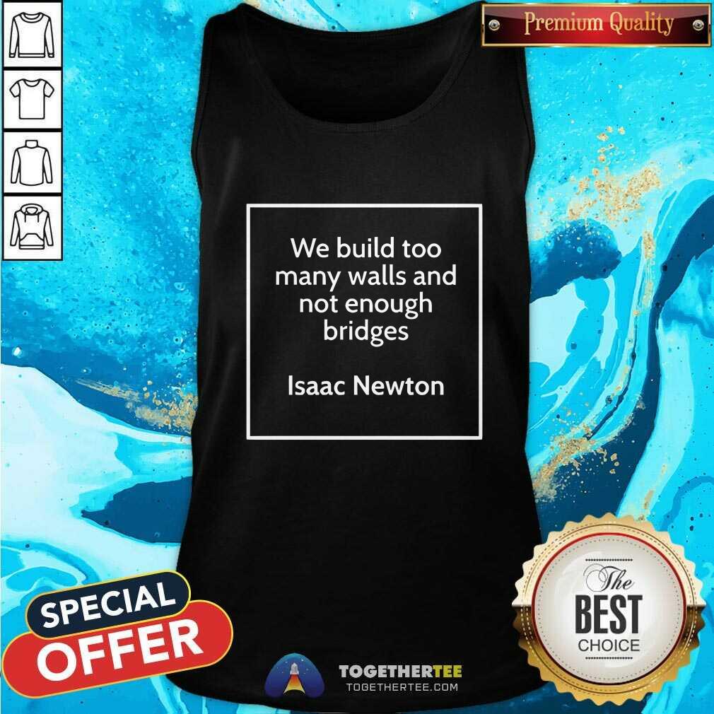 Top Inspirational Isaac Newton Science Tank-top