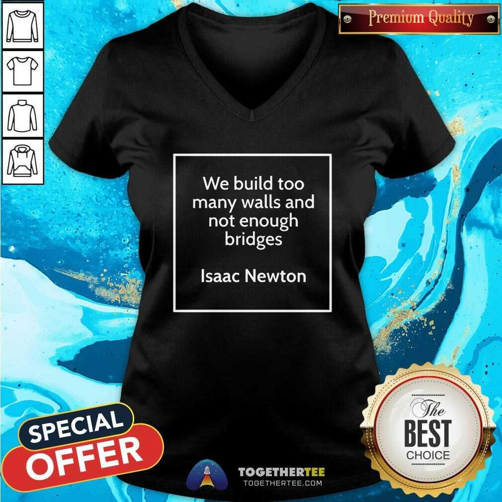 Top Inspirational Isaac Newton Science V-neck
