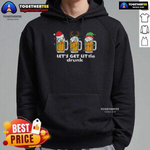 Festive Christmas hoodie with a fun Santa design, perfect for family gatherings and holiday celebrations.