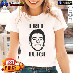 Hot Free Luigi Mangione Ladies Tee featuring vibrant design and comfortable fit, perfect for casual outings and fans.