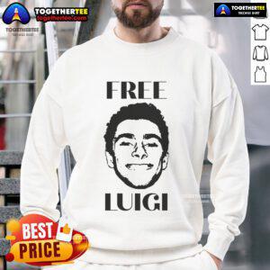 Stylish Hot Free Luigi Mangione Sweatshirt featuring vibrant graphics and comfortable fit for casual wear.