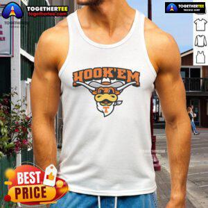 Stylish Nice Hook Em Texas tank top featuring vibrant colors and a trendy design perfect for Texas pride and summer wear.