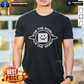 Official For The World Quackity T-Shirt featuring vibrant design and logo, perfect for fans and collectors.
