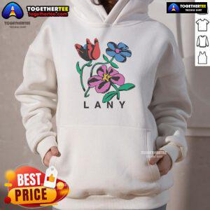 Official Lany Ilysb Flowers Hoodie featuring a vibrant floral design, perfect for fans of Lany's music and style.