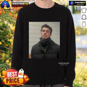 Official Luigi Mangione mugshot sweatshirt featuring a unique design for fans and collectors.
