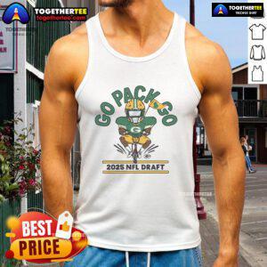 Official NFL Draft 2025 Homage Here We Go Bike Tank Top in vibrant colors, perfect for fans celebrating the draft.