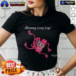 Official Poppy Playtime Mommy Long Legs Ladies Tee featuring vibrant graphics and a stylish design for fans.